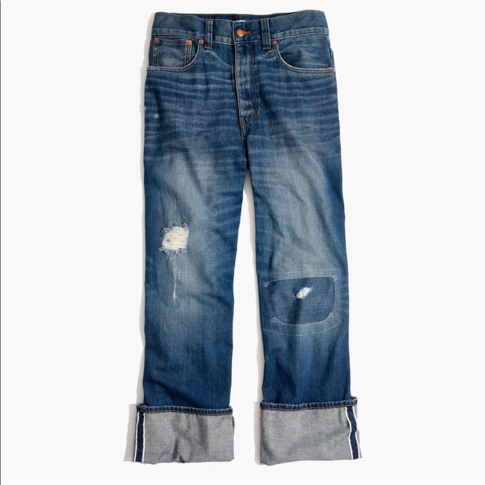 Rivet & thread selvage worker denim jean